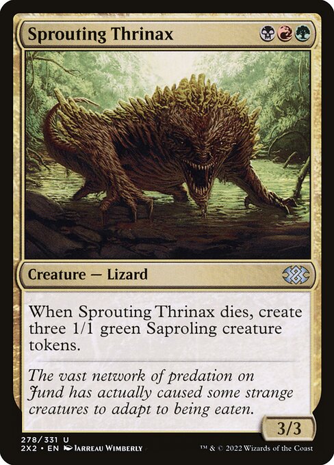 Sprouting Thrinax [Double Masters 2022 - 278]