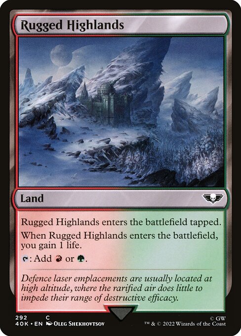 Rugged Highlands [Warhammer 40,000 Commander - 292]