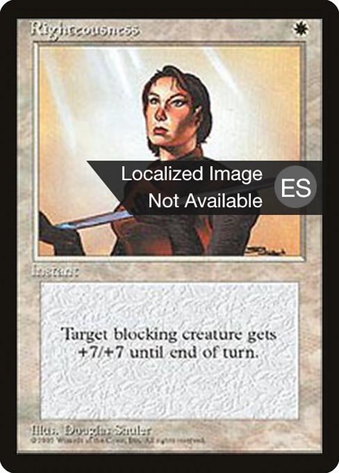 Righteousness [Fourth Edition Foreign Black Border - 46]