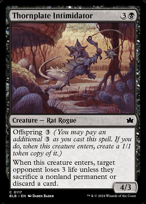 Thornplate Intimidator [Bloomburrow - 117]
