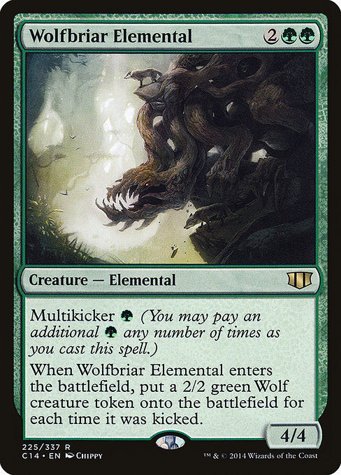 Wolfbriar Elemental [Commander 2014 - 225]
