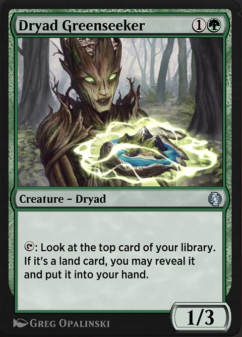 Dryad Greenseeker [Jumpstart Arena Exclusives - 178]
