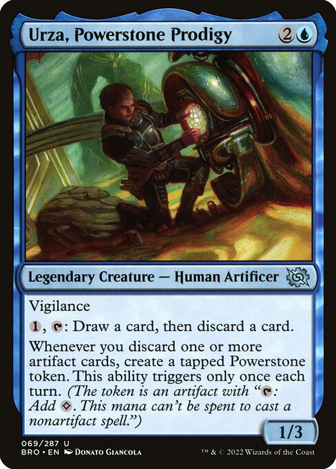 Urza, Powerstone Prodigy [The Brothers' War - 69]