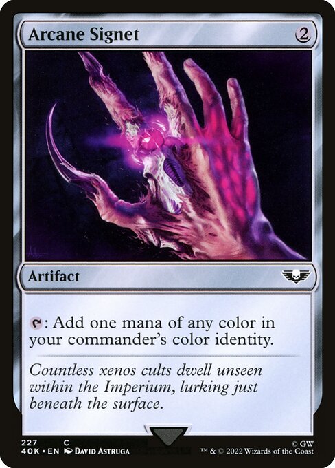 Arcane Signet [Warhammer 40,000 Commander - 227]