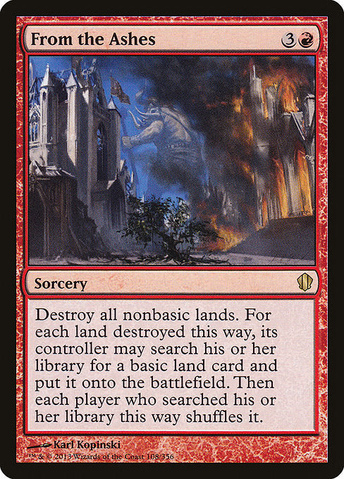 From the Ashes [Commander 2013 - 108]