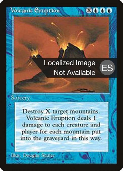 Volcanic Eruption [Fourth Edition Foreign Black Border - 112]