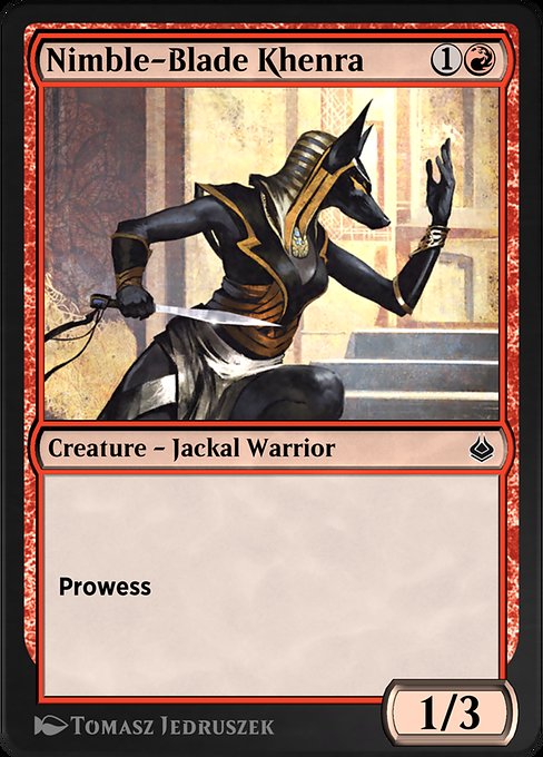 Nimble-Blade Khenra [Amonkhet Remastered - 168]