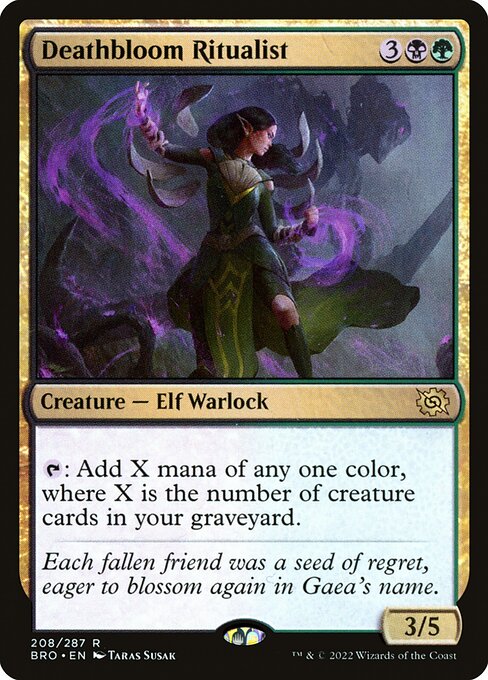 Deathbloom Ritualist [The Brothers' War - 208]