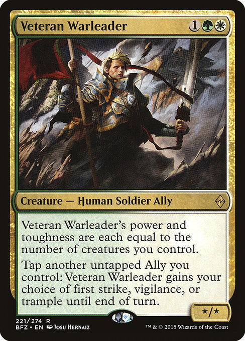 Veteran Warleader [Battle for Zendikar - 221]
