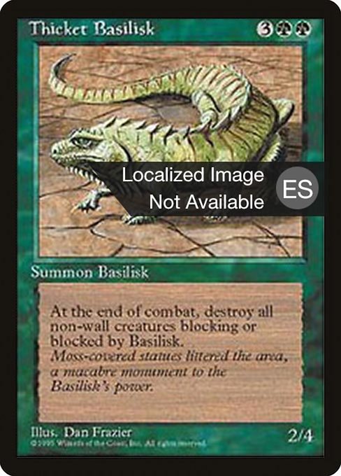 Thicket Basilisk [Fourth Edition Foreign Black Border - 274]