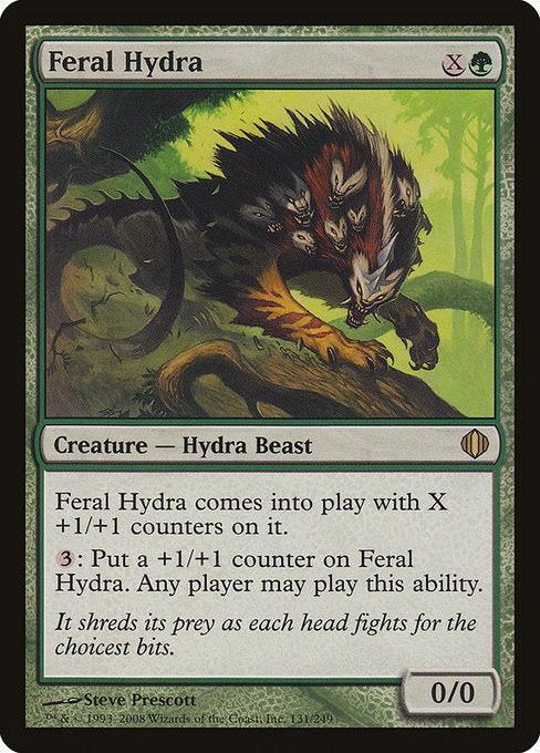 Feral Hydra [Shards of Alara - 131]