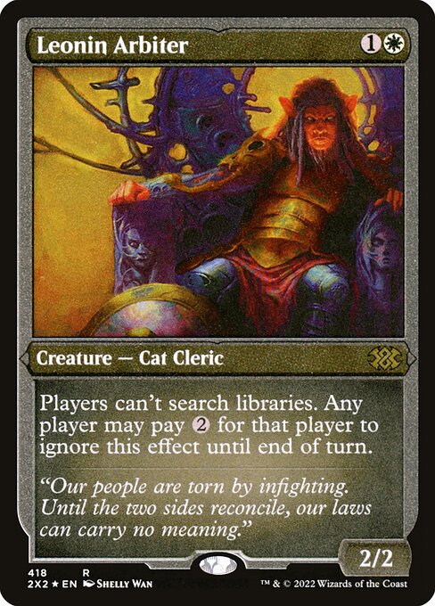 Leonin Arbiter [Double Masters 2022 - 418]
