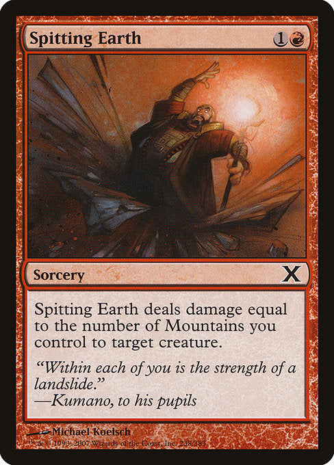 Spitting Earth [Tenth Edition - 238]
