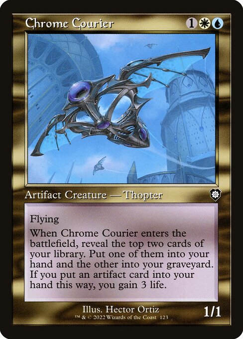 Chrome Courier [The Brothers' War Commander - 123]