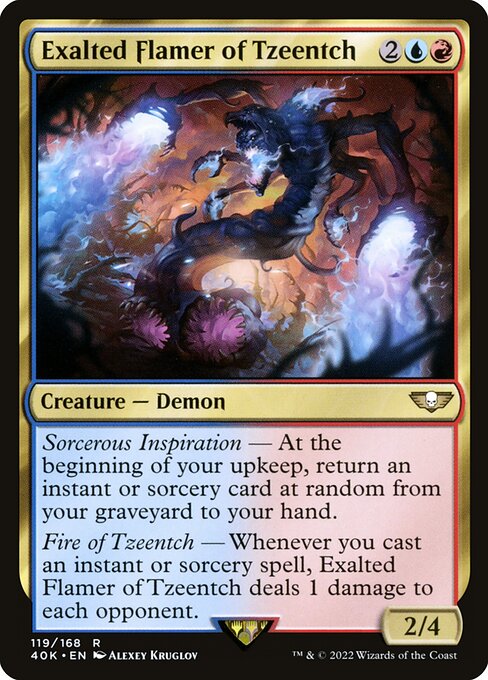 Exalted Flamer of Tzeentch [Warhammer 40,000 Commander - 119]