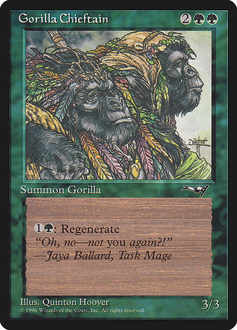 Gorilla Chieftain [Alliances - 94a]