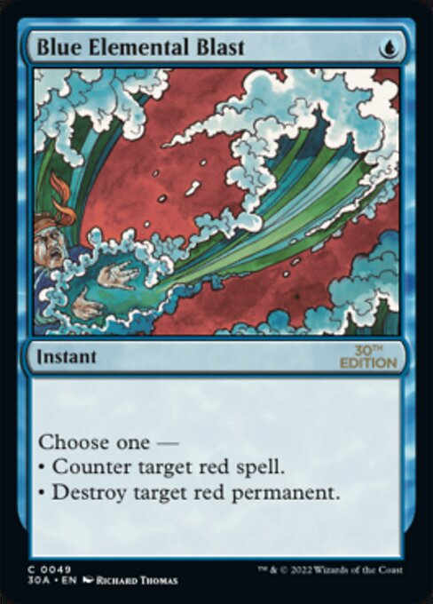 Blue Elemental Blast [30th Anniversary Edition - 49]
