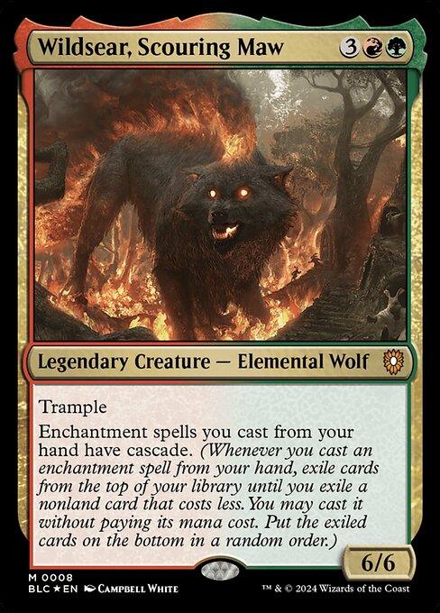 Wildsear, Scouring Maw [Bloomburrow Commander - 8]