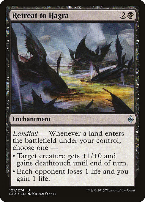 Retreat to Hagra [Battle for Zendikar - 121]