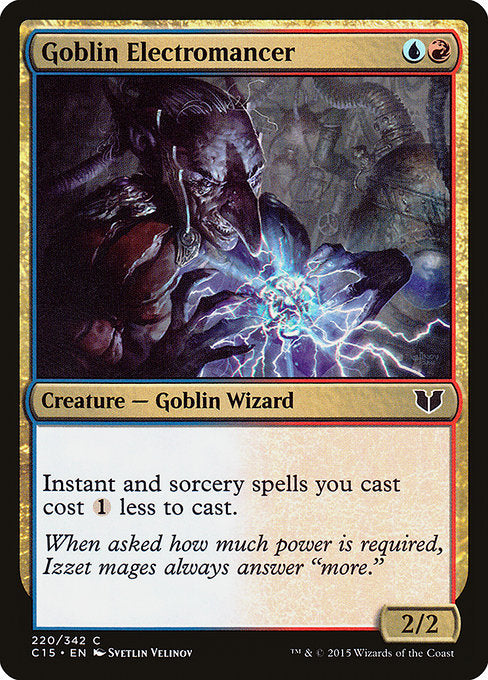 Goblin Electromancer [Commander 2015 - 220]