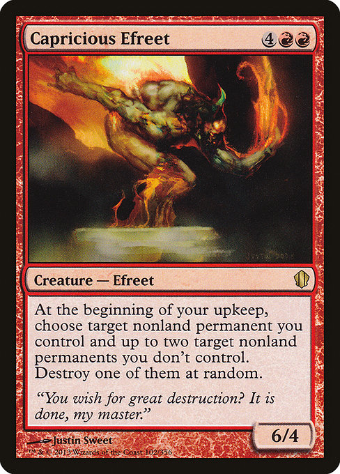 Capricious Efreet [Commander 2013 - 102]