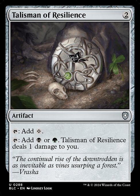 Talisman of Resilience [Bloomburrow Commander - 288]
