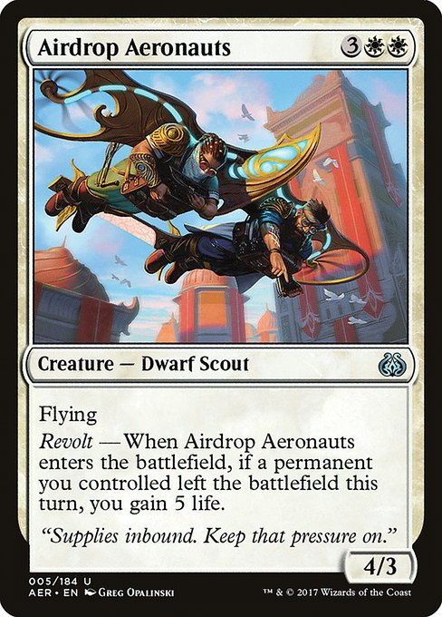 Airdrop Aeronauts [Aether Revolt - 5]