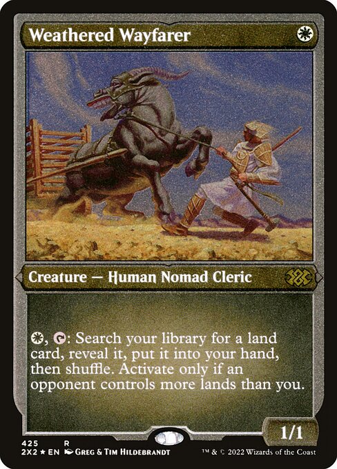 Weathered Wayfarer [Double Masters 2022 - 425]