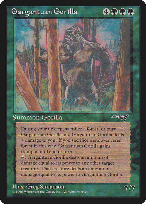Gargantuan Gorilla [Alliances - 91]