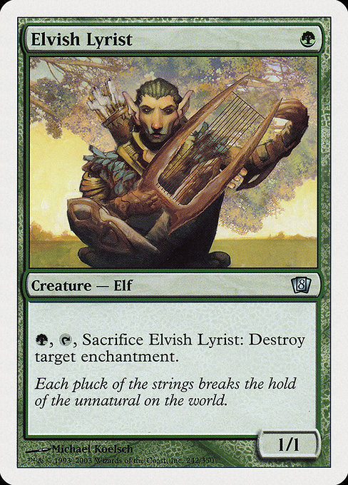 Elvish Lyrist [Eighth Edition - 242]