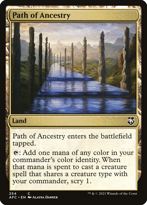 Path of Ancestry [Forgotten Realms Commander - 254]