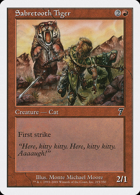 Sabretooth Tiger [Seventh Edition - 215]