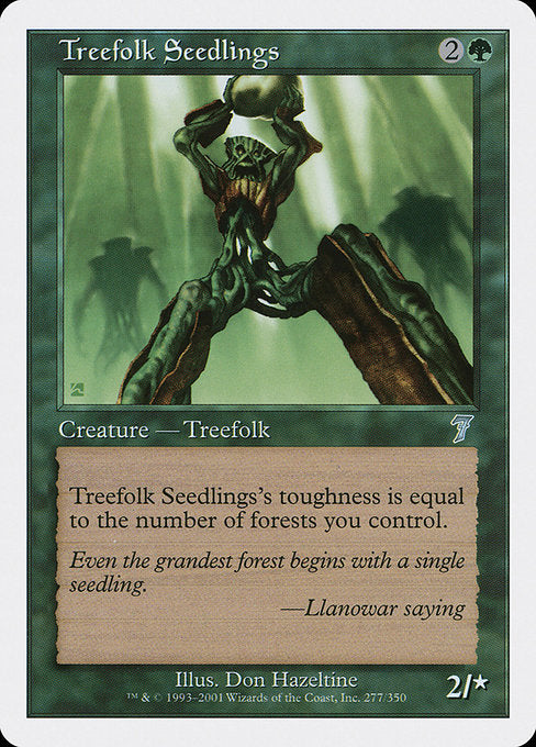 Treefolk Seedlings [Seventh Edition - 277]