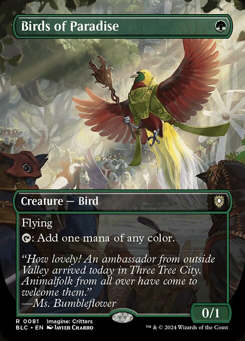 Birds of Paradise [Bloomburrow Commander - 81]