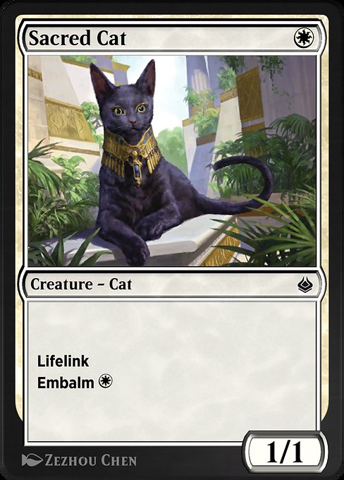 Sacred Cat [Amonkhet Remastered - 34]