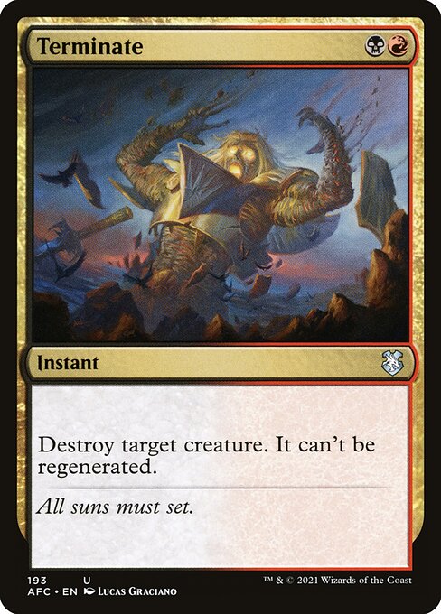 Terminate [Forgotten Realms Commander - 193]