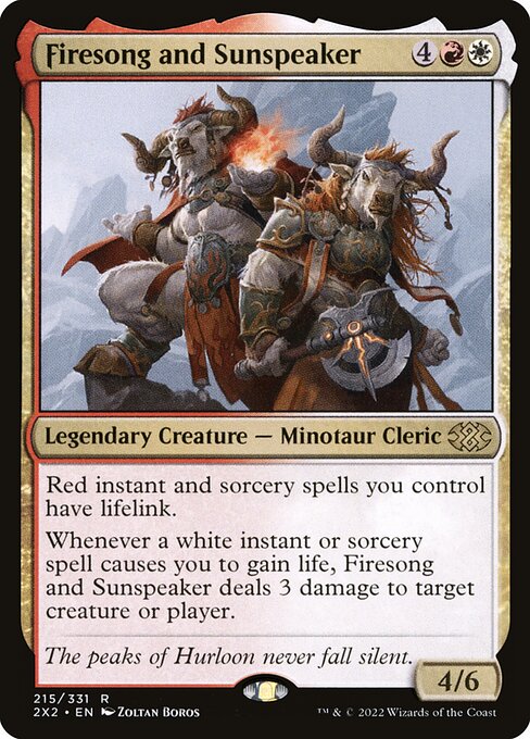 Firesong and Sunspeaker [Double Masters 2022 - 215]