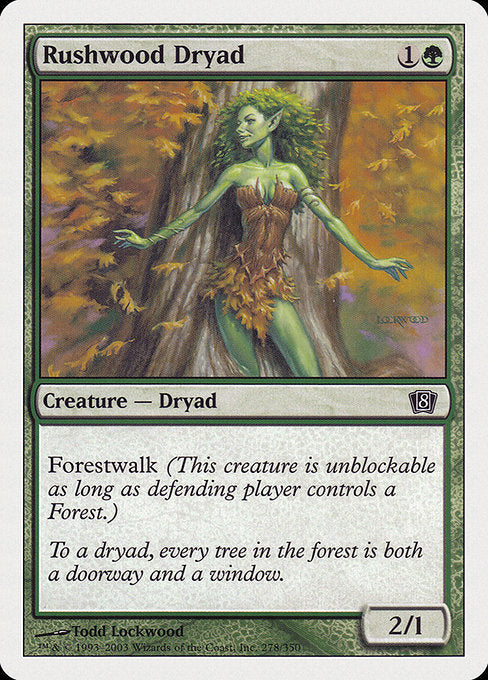 Rushwood Dryad [Eighth Edition - 278]