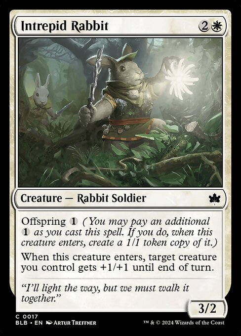 Intrepid Rabbit [Bloomburrow - 17]