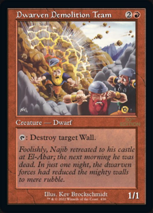 Dwarven Demolition Team [30th Anniversary Edition - 436]