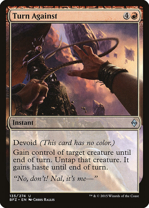Turn Against [Battle for Zendikar - 135]