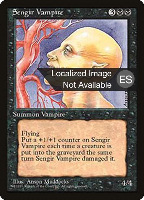 Sengir Vampire [Fourth Edition Foreign Black Border - 160]