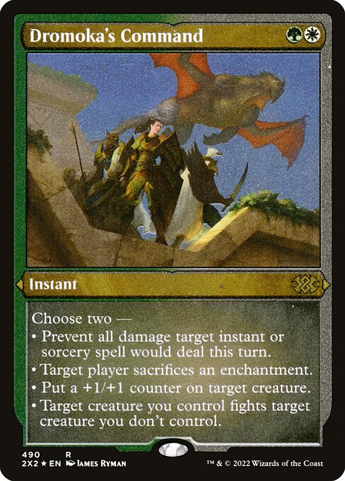 Dromoka's Command [Double Masters 2022 - 490]