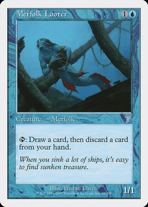 Merfolk Looter [Seventh Edition - 89]