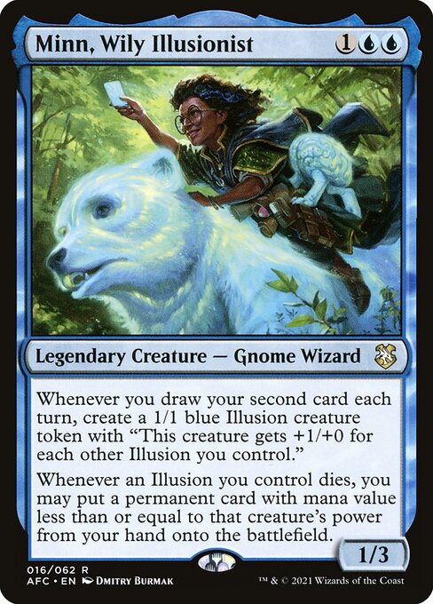Minn, Wily Illusionist [Forgotten Realms Commander - 16]
