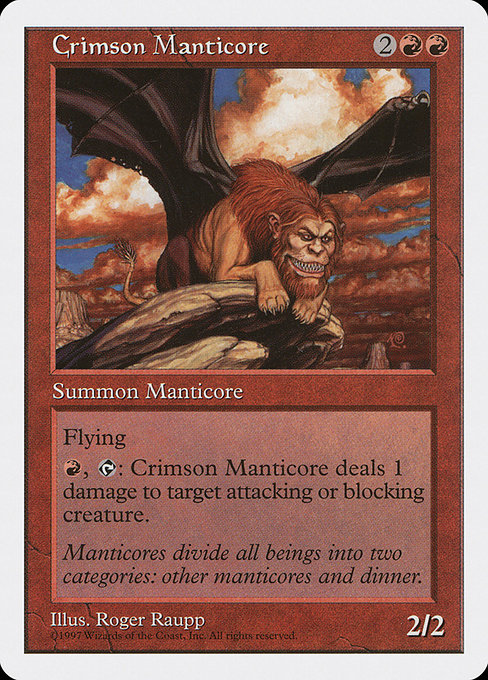 Crimson Manticore [Fifth Edition - 217]