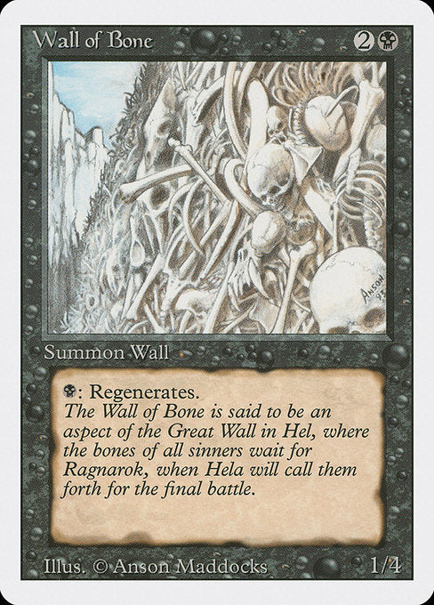 Wall of Bone [Revised Edition - 134]
