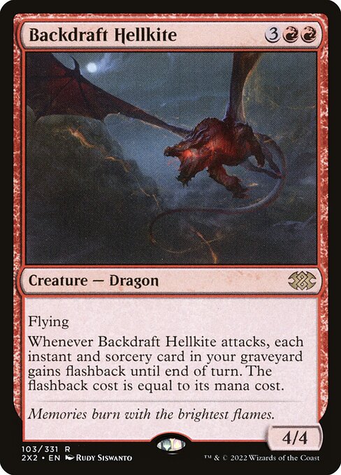 Backdraft Hellkite [Double Masters 2022 - 103]
