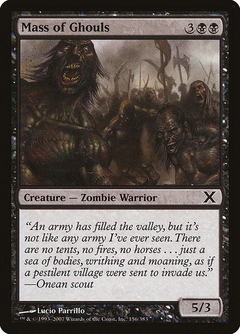 Mass of Ghouls [Tenth Edition - 156]