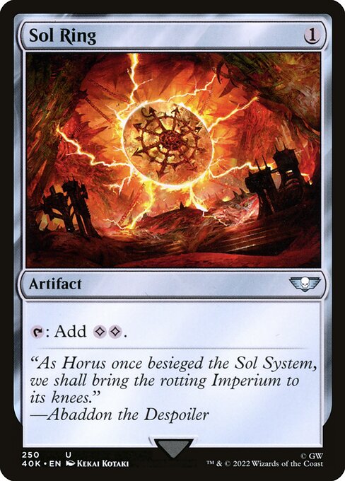 Sol Ring [Warhammer 40,000 Commander - 250]